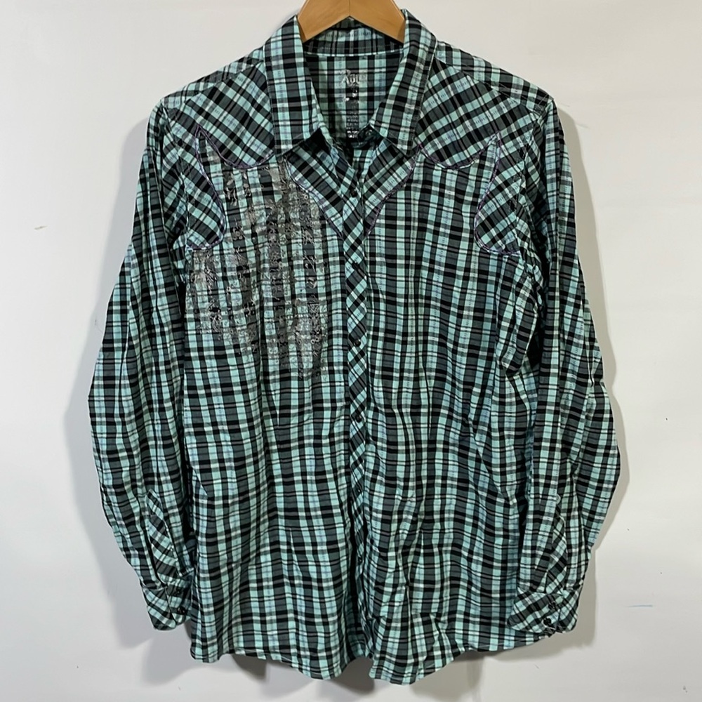 Rock 47 by wrangler button down shirt